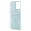 Guess GUHMP15LHITSQ iPhone 15 Pro 6.1 turkusowy/turquoise hardcase IML Iridescent MagSafe